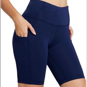 Baleaf exercise shorts size large navy blue